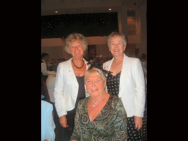 Margaret, Jacky & Jo from HQ enjoying the party