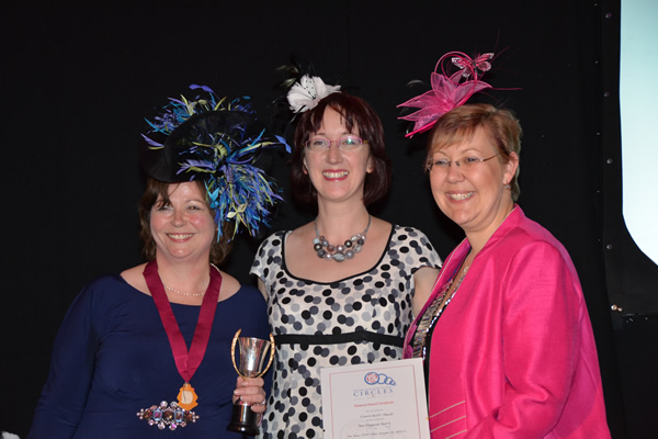 The Best Magazine Trophy was presented to Area 3 for their publication 3 Cheers.