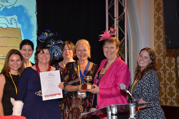 Colchester Circle won the trophy for Best Area Website