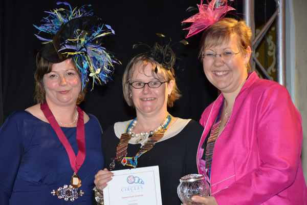 Karen Flatters, of Area 3, collected the award for Best Piece of Media Coverage for Colne Valley Circle