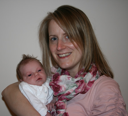 Kate with baby Constance Kate with baby Constance